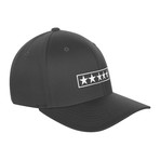 5-Star Baseball Cap // Black + White (Medium)