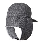 Kurt Winter Flat Brim Flaps // Gray (Large)