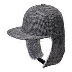 Kurt Winter Flat Brim Flaps // Gray (Large)