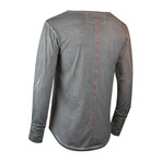 Primal Oiled Henley // Dark Grey (XL)