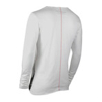 Skull Ghost Long Sleeve Tee // Off White (XS)