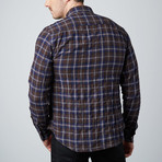 Long-Sleeve Yarn-Dyed Shirt // Brown Check (L)