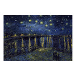Starry Night over the Rhone // Vincent van Gogh // 1888 (26"W x 18"H x .75"D)