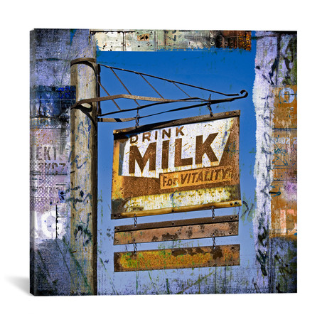 Drink Milk // Luz Graphics (18"W x 18"H x 0.75"D)