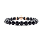 Rose Gold Lion // Matte Black Onyx