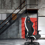 Ferrino // Gaming Chair // Black + White