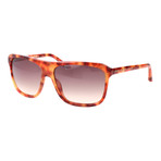 Flat Top Sunglasses // Light Havana