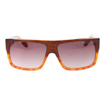 Flat Top Sunglasses // Havana