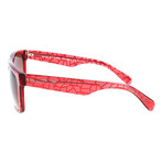 Shatter Clear Rim Retro Classic // Red