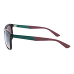 Reflective Retro Classic // Brown + Green + Red + Brown