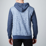 Ben Henley Hoodie // Navy (XL)