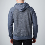 Matt Raglan Henley Hoodie // Navy (M)