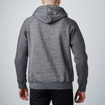 Matt Raglan Henley Hoodie // Gray (M)