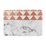Marble + Metal // Bath Mat (17" L x 24"W)