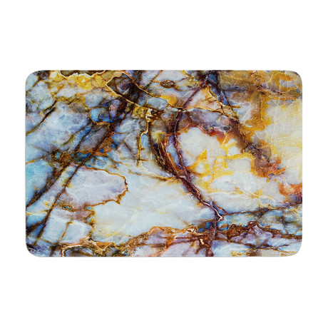 Opalized Marble // Bath Mat (17" L x 24"W)