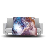 Snow Agate // Fleece Blanket (60" L x 50"W)