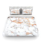 Rose Gold Flake // Duvet Cover (Twin)