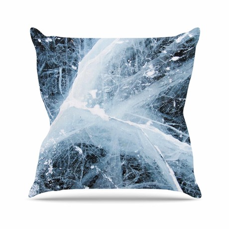 Deep Winter // Throw Pillow (16" L x 16"W)