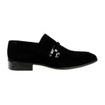 Suede Slip-On Dress Shoe // Black (Euro: 42)