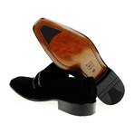 Suede Slip-On Dress Shoe // Black (Euro: 39)