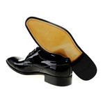 Patent Leather Textured Dress Shoe // Black (Euro: 41)