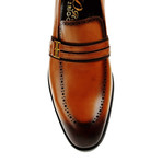 Band Slip-On Dress Shoe // Tobacco (Euro: 41)