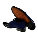 Two-Toned Dress Shoe // Dark Blue + Black (Euro: 41)