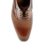 Textured Dress Shoe // Tobacco (Euro: 40)