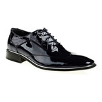 Croco Dress Shoe // Dark Blue (Euro: 44)