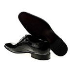 Patent Leather Croco Dress Shoe // Black (Euro: 41)