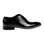 Patent Leather Croco Dress Shoe // Black (Euro: 40)