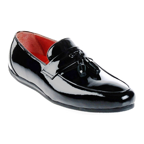 Patent Leather Moccasin // Black (Euro: 39)