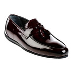 Patent Leather Moccasin // Bordeaux (Euro: 39)