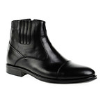 Plain Toe Cap Boot // Black (Euro: 40)