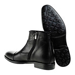 Plain Toe Cap Boot // Black (Euro: 39)