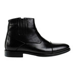 Plain Toe Cap Boot // Black (Euro: 40)