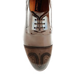 Medallion Dress Shoe // Brown (Euro: 40)