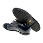 Medallion Dress Shoe // Dark Blue (Euro: 39)