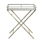 Bali Bar Tray Table (Brass)