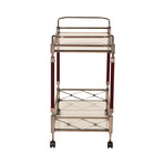 Atlas Bar Cart (Brass)