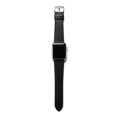 French Barenia Leather Band // Black