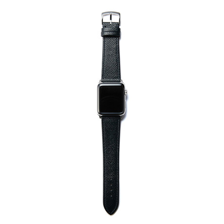 French Epsom Leather Band // Blue Black