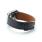French Epsom Leather Band // Blue Black