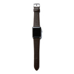 French Epsom Leather Band // Dark Brown