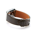 French Epsom Leather Band // Dark Brown