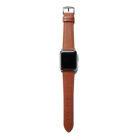 Sonamu NY // French Epsom Leather Band // Mahogany