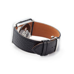 Italian Caviar Leather Band // Black