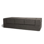 Convertible Sleeper // Sofa + 3 Ottomans (Green)