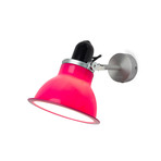Type 1228 // Silver Wall Light (Carmine Red)