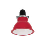Type 1228 // Silver Wall Light (Carmine Red)